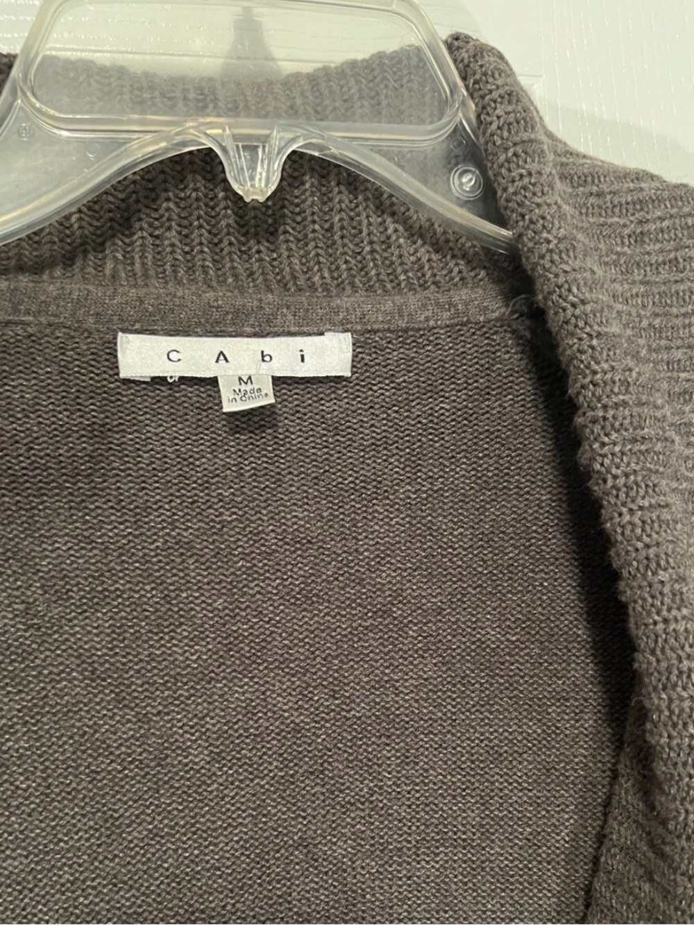 Cabi Women Brown Collared Long Sleeve Sweater Cardigan Medium - Picture 4 of 4